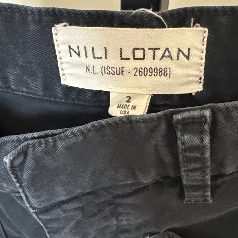 Navy Nili Lotan Shon Pant - Picture 2 of 5